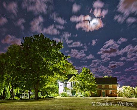 Moon Over Heritage House_25119-20.jpg - Photographed at Smiths Falls, Ontario, Canada.